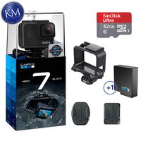 GoPro Hero 7 (Black) Action Camera w/ Extra (1) Battery Bundle
