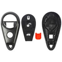 qualitykeylessplus Replacement Keyless Entry 4 Button Case and Pad for Subaru FCC ID NHVWB1U711 or CWTWB1U819