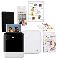 Polaroid POP 2.0 2 in 1 Instant Print Digital Camera (White) Starter Bundle with Eva Case