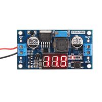 24v to 12v Step Down Converter, DROK LM2596 Analog Control Buck Transformer DC-DC Voltage Reducer Regulator Module 36V 24V 12V to 5V 2A Power Inverter Volt Stabilizer with Red LED Display Voltmeter