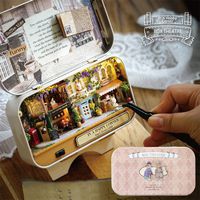 Dollhouse Miniature DIY Kit with Furniture Mini Box Theatre Art Gift for Kids Girlfriend Birthday Wedding Valentine's Day New Year Christmas Day Mothers Day