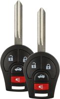 Discount Keyless Replacement Uncut Trunk Car Remote Fob Key Combo Compatible with CWTWB1U816, ID 46 (2 Pack)