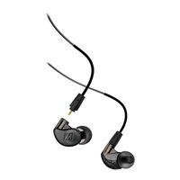 MEE audio M6 PRO Musicians' In-Ear Monitors with Detachable Cables; Universal-Fit and Noise-Isolating (2nd Generation) (Black)
