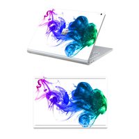 MasiBloom 2 in 1 Protector Sticker Decal Protective Laptop Cover Skin for 15" 15 inch Microsoft Surface Book 2 (2017 Released) (for 15" Surface Book 2, Jellyfish- Multiucolor)