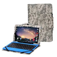 RCA Galileo Pro 11.5 case by i-UniK Compatible RCA Galileo Pro 11.5" Model# RCT6513W87DK C Tablet with Keyboard Case [Bonus Stylus] (ACU CAMO)