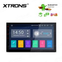 XTRONS Android 9.0 Car Stereo Radio GPS Navigator Universal 7 Inch Touch Display Double Din Head Unit Supports Car Auto Play Bluetooth 5.0 WiFi Backup Camera DVR OBD TPMS Full RCA Output