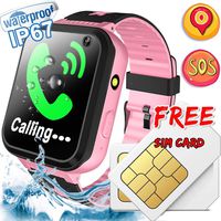Smart Watch for Kids | SIM Card Include | GPS Tracker Kids Smart Watch | GPS / LBS Watches for Girls and Boys | SOS Safety Call Anti -Lost Camera School Mode Learning Tools Game Children Toy