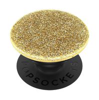 PopSockets PopGrip - Expanding Stand and Grip with Swappable Top - Glitter Gold