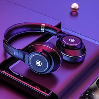 Bluetooth Wireless Headphones Over Ear Metal Hi-Fi Stereo Headset Lightweight Adjustable Noise Isolating Comfortable Leather Earphones with Mic,atpX for iPhone iPad PC (Black)-EQ200 by Aladdinaudio