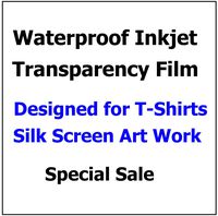 Waterproof Inkjet Screen Positive Film 13" x 19" (50 Sheets)