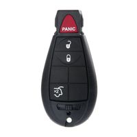 ECCPP Replacement fit for Uncut 433MHz Keyless Entry Remote Key Fob Chrysler Dodge Jeep Series M3N5WY783X (Pack of 1)