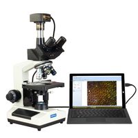 OMAX 40X-2000X Super Speed USB3 18MP Digital Darkfield Trinocular LED Lab Microscope for Live Blood