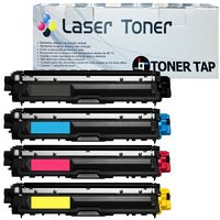 Toner Tap Compatible Toner Cartridge Replacement for Brother TN-221BK ( Black,Cyan,Magenta,Yellow , 4-Pack )