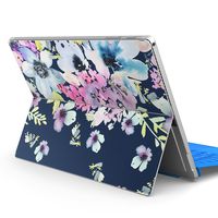 igsticker Ultra Thin Premium Protective Back Stickers Skins Universal Tablet Decal Cover for Microsoft Surface Pro 4/ Pro 2017/ Pro 6(2018) 014554 Flower　Flour　Colorful