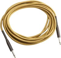 Musician's Gear Tweed 1/4 In. Straight-Straight Instrument Cable Gold 20 ft.