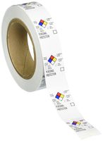 Brady 121163 Blank Write-On Laboratory Labels