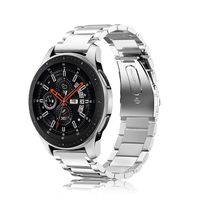 Fintie for Gear S3/Galaxy Watch 46mm Bands, 22mm Solid Stainless Steel Metal Bracelet Strap Replacement Wrist Band for Samsung Gear S3 Frontier/S3 Classic/Galaxy Watch 46mm Smartwatch, Silver