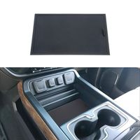 JKCOVER Center Console Organizer Pocket Lid Compatible with 2014 2015 2016 2017 2018 2019 GMC Sierra 1500 2500HD 3500HD Denali Chevy Silverado Secret Compartment Cover Hidden Tray Accessories