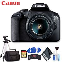 Canon 2728C006 EOS 2000D with EF-S 18-55mm is II Lens (International Model) Ultimate Bundle