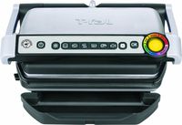 T-fal GC70 OptiGrill Electric Grill, Indoor Grill, Removable Nonstick Dishwasher Safe Plates, 4 Servings, Silver