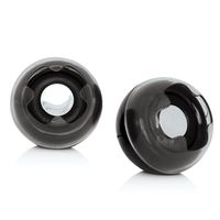 Coby CSMP16 Portable Mini Stereo Speaker System for MP3 Players, Black (Discontinued by manufacturer)