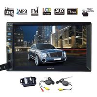 Car Radio MP5 Player EinCar 7 inch Touch Screen 2 din Car MP5 Player Bluetooth Stereo Radio Player in Dash with Bluetooth USB TF Card Mirrorlink Wireless Remote Control + Wireless Camera