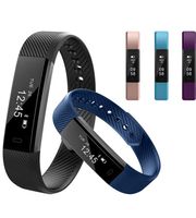 erholi Unisex Waterproof Digital Display Buckle Closure Smart Bracelet Health Wristband Smart Watches