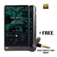 HiBy R6 Pro Portable Hi-Fi Music Player Hi-Res Audio Player Bluetooth MP3 Player, Newly Updated Android OS 8.1 (Aluminium Alloy Gray)