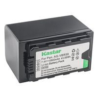Kastar Camera Battery for Panasonic AG-VBR59 AG-VBR89G AG-VBR118G and AG-DVX200PJ AG-3DA1 (3DA1E, 3DA1P) AG-AC8 AC8EJ AG-AC8PJ AG-AC30 AG-DVC30 HC-X1000 HC-X1 HDC-Z10000 (Z10000GK, Z10000P)