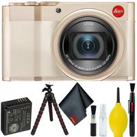 Leica C-Lux Digital Camera (Light Gold) Bundle w/Tripod