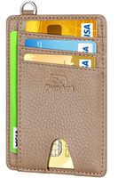 FurArt Slim Minimalist Wallet, Front Pocket Wallets, RFID Blocking, Credit Card Holder with Disassembly D-Shackle