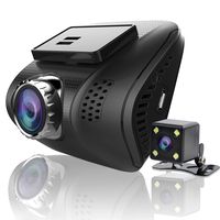 Ampulla Cruiser X Dual Dash Cam, Super HD 1296P Front & 720P Rear Dash Cam 170°& 160°Ultra Wide Angle Dashboard Camera G-Sensor WDR LDWS