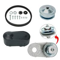 BLACKHORSE-RACING Go Kart Torque Converter for Predator 6.5HP 212CC Clutch Set Replaces Comet TAV2 3/4 Inch 30-75 Manco Fit All Engines with a 3/4 inch Straight crankshaft