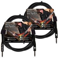 ChromaCast CC-PSCBLSS-6-MAB-2PK 6' Michael Angelo Batio Pro Series Straight-Straight Instrument Cable, 2 Pack