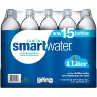 Smart Water Enhanced Water (Pack of 15) 33.8 Fl Oz, 507 fl. oz.