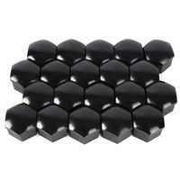 20x 17mm Car Plastic Caps Bolts Head Covers Nuts Alloy Wheel Matte Protector