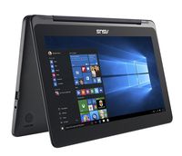 ASUS 2-in-1 Transformer Book Flagship 11.6" HD Touchscreen Laptop PC, Intel Celeron Dual-Core, 4GB RAM, 32GB eMMC, Bluetooth, WIFI, Windows 10 Home (Dark Blue)