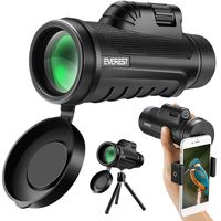Eerest Monocular Telescope12x50 High Powered BAK4 Prism FMC Coating Smartphone Tripod Mount Adapter, Perfect Bird Watching,Hiking,Concerts,Wildlife