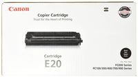 Canon E20 Toner Cartridge (Black, 1 Pack) in Retail Packaging