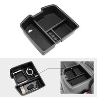 Seven Sparta Center Console Organizer for GMC Sierra Yukon Chevrolet Avalanche Chevy Silverado Tahoe Suburban 2007-2014 ABS Tray Armrest Storage Box