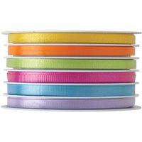 Jillson Roberts 6-Spool Count Multi Channel Curling Ribbon Available in 8 Color Combinations, Caribbean Mix