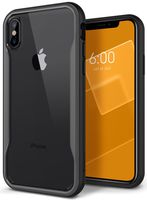 Caseology Coastline for Apple iPhone Xs Case (2018) / for iPhone X Case (2017) - Slim & Transparent - Gray