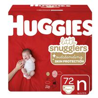 Huggies Little Snugglers Baby Diapers, Size Newborn, 72 Ct