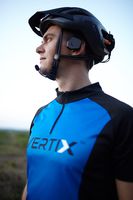 Vertix Velo Cycling Intercom (2 units) with Wireless Remote Control and Road Bike Headphones