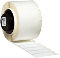 Brady PTL-16-489 TLS 2200 and TLS PC Link 1" Width x 0.375" Height, B-489 Ultra Aggressive Polyester, White BradyBondz Label (500 per Roll)