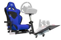 Openwheeler GEN2 Racing Wheel Stand Cockpit Blue on Black | Fits All Logitech G29 | G920 | All Thrustmaster | All Fanatec Wheels | Compatible with Xbox One, PlayStation, PC Platforms