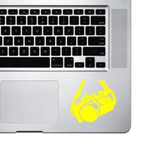 StickAny Palm Series DSLR Hanging Camera Sticker for MacBook Pro, Chromebook, and Laptops (Yellow)