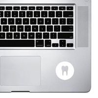 StickAny Palm Series Tooth Sticker for MacBook Pro, Chromebook, and Laptops (White)