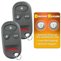 Discount Keyless Entry Remote Car Key Fob Compatible with Honda A269ZUA101 (2 Pack)