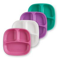 4 Pk Plus (7.5" Divided Plate, Sparkle)